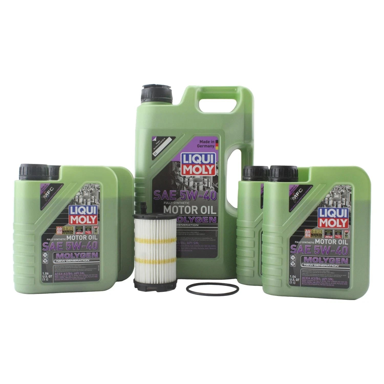 Liqui Moly Molygen 5W-40 Engine Oil Change Kit for Audi A6 Quattro R8 (2005–2023)