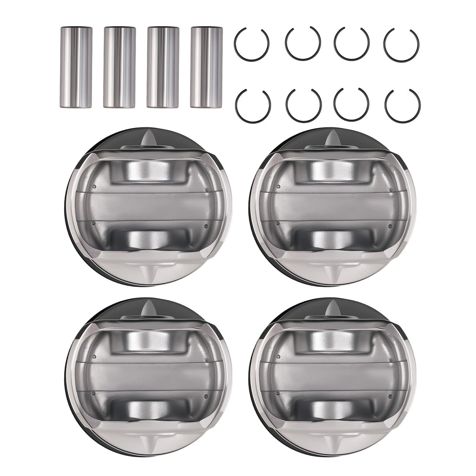 Set of 4 Engine Pistons for Toyota Celica MR2 Corolla Matrix 1.8L 1ZZFE (1998–2008)