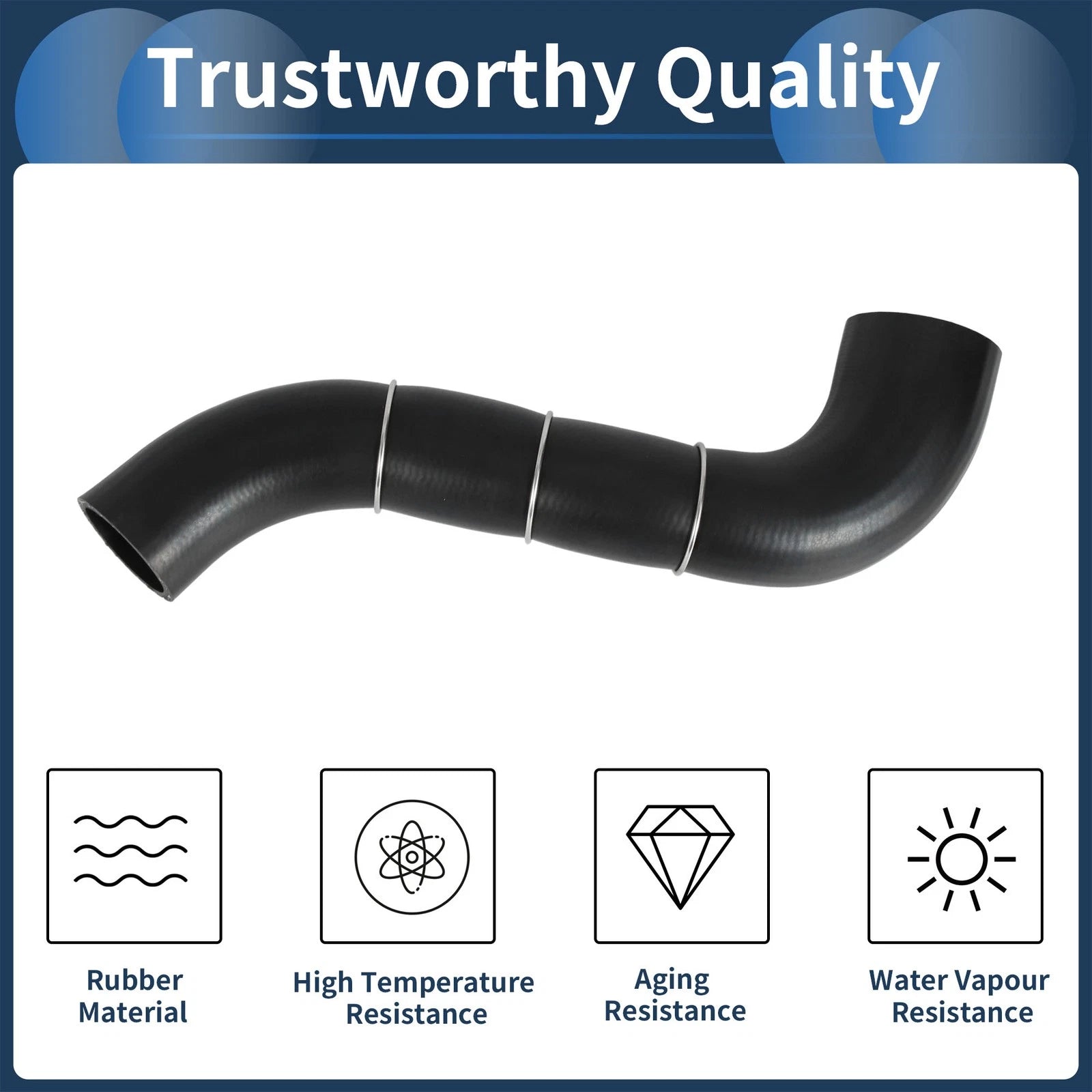 Engine Air Intake Hose for Ford Kuga I 2.0L Diesel (2008–2012) No.1771614 Rubber