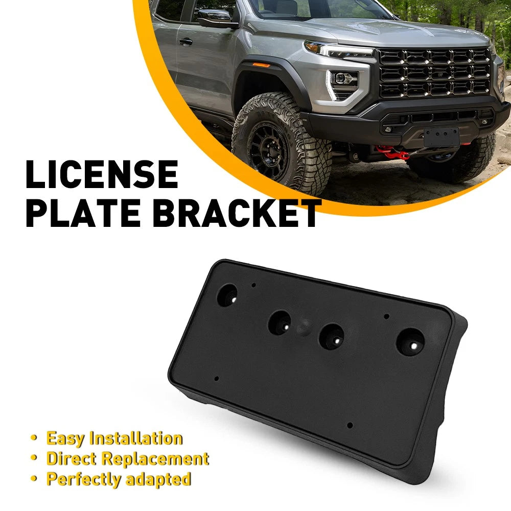 Front License Plate Holder Mounting Kit for GMC Canyon AT4 AT4X Denali (2024)