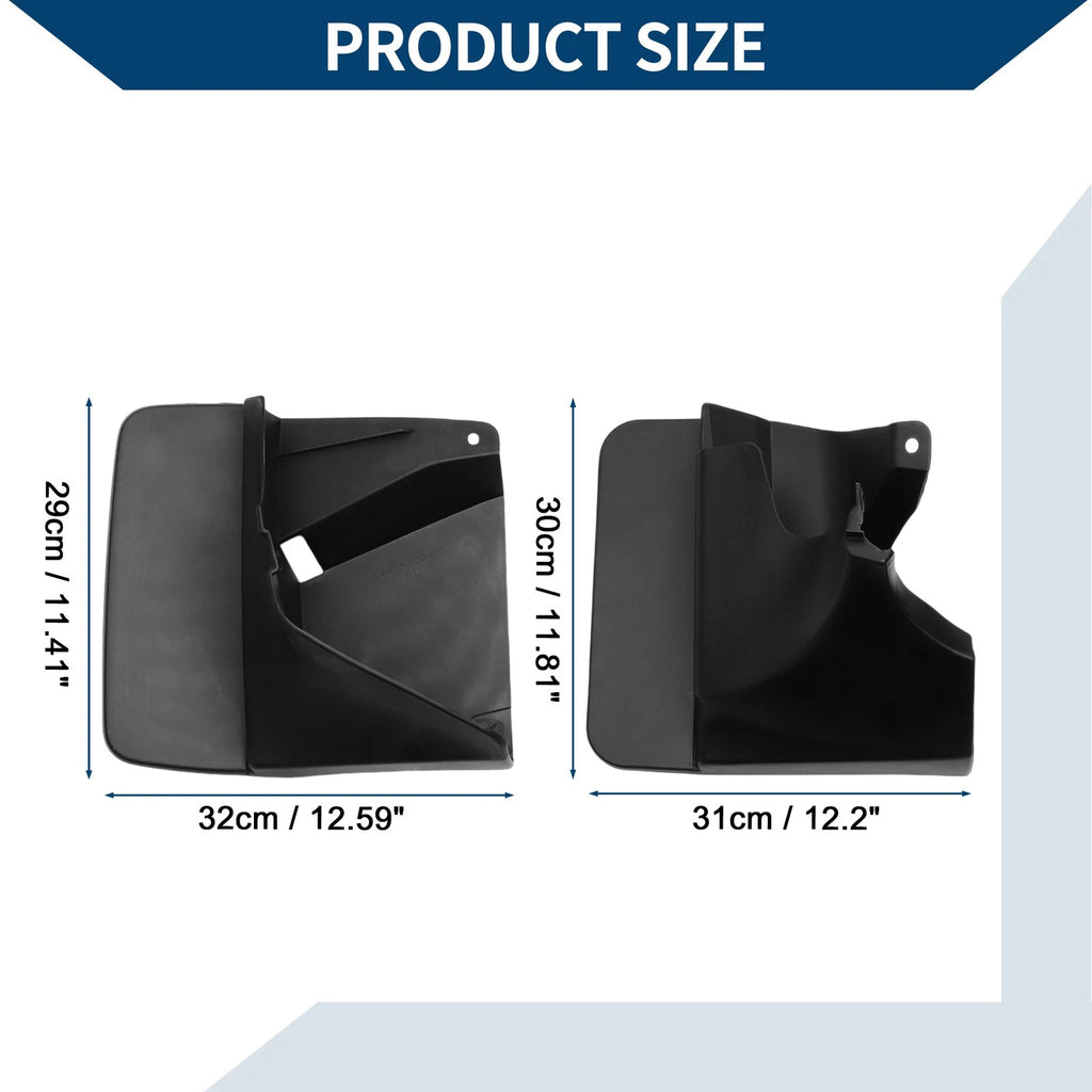 Set of 2 Mud Flaps Splash Guards for Toyota Land Cruiser FJ120 Prado (2003–2009)