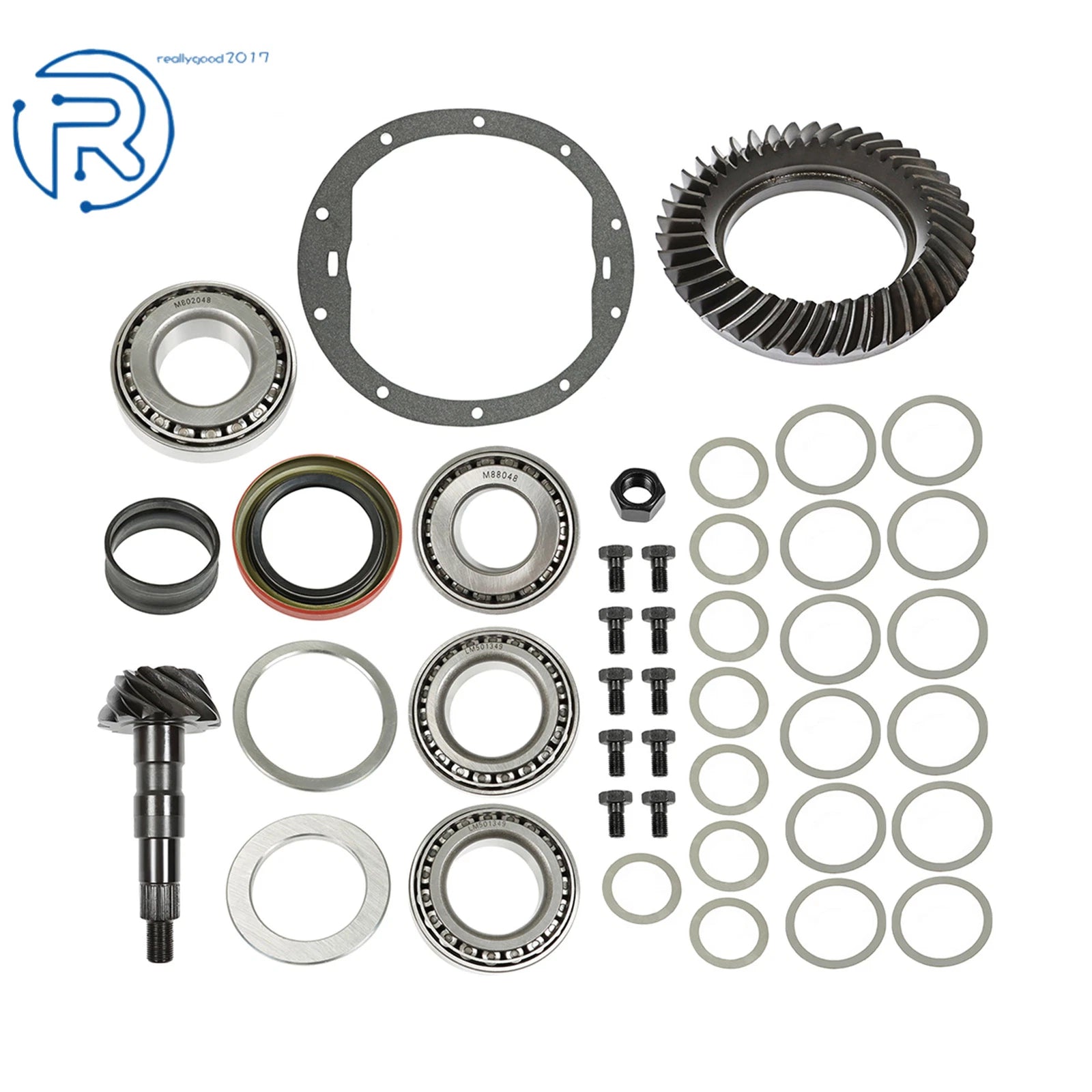 Gears 3.73 Ratio & Master Bearing Kit for Chevy 8.5" 10-Bolt 