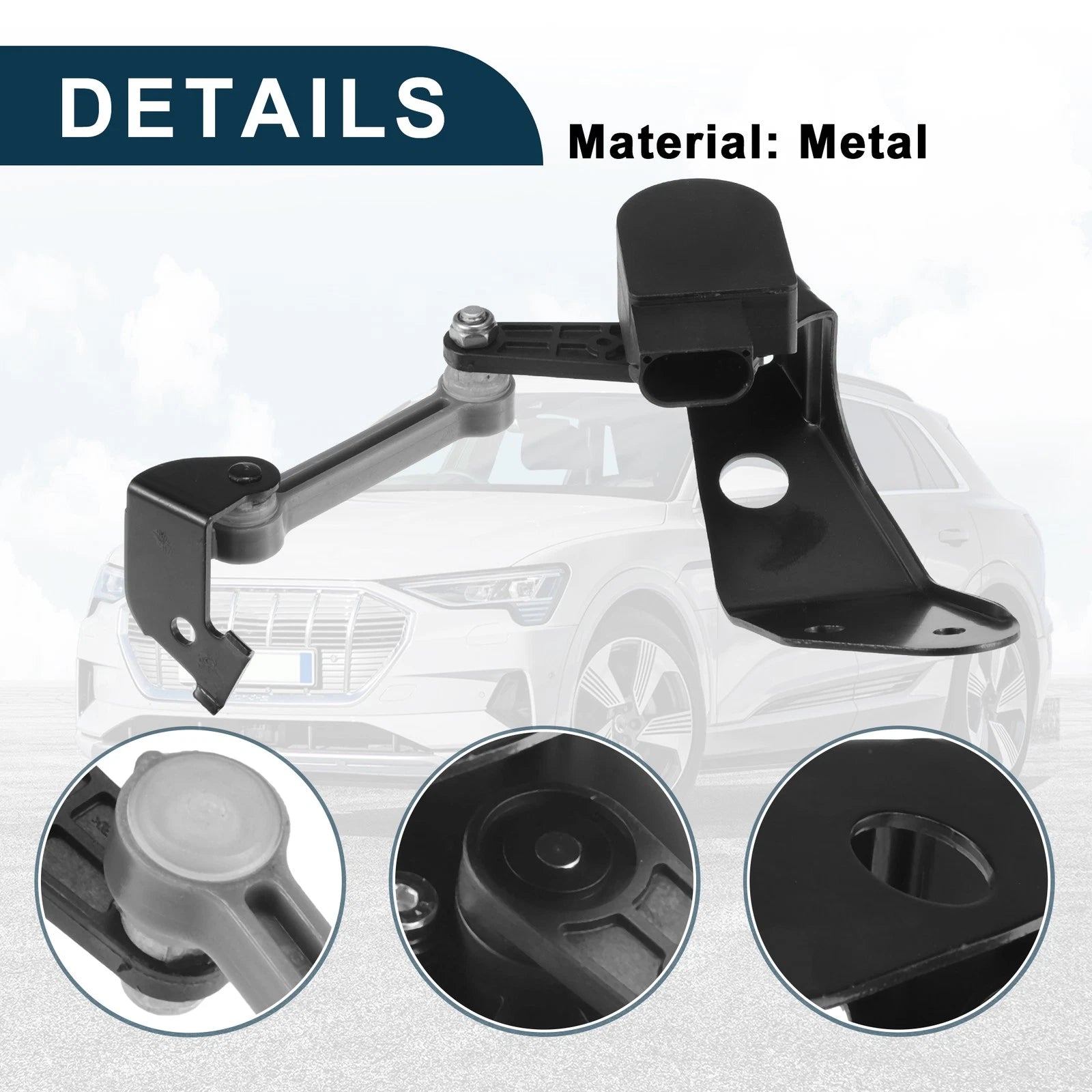 Air Suspension Ride Height Level Sensor for Audi A8 (2003–2010) No. 4E0616572E