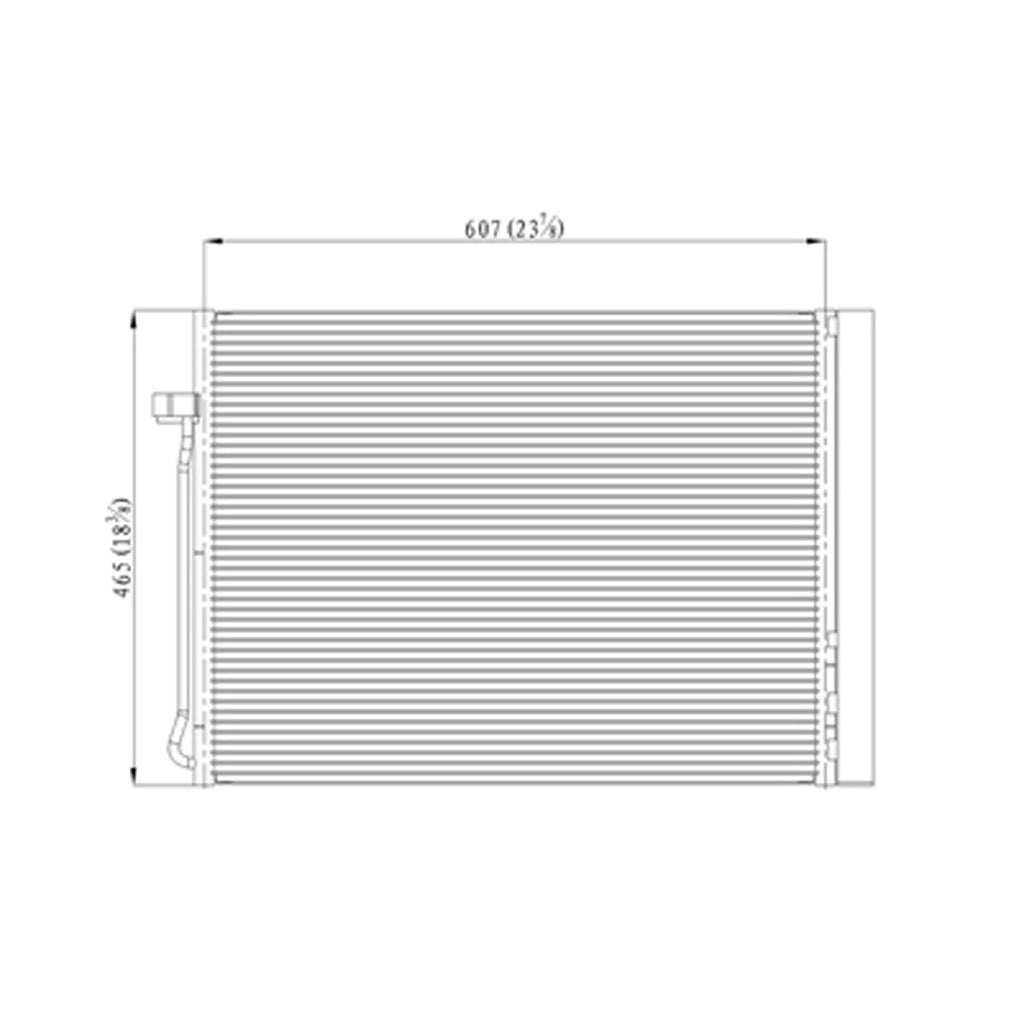Replacement A/C Condenser X5 Repair Part For 2007-2018 BMW X5