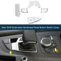 Set of 1 Gear Shift Handbrake Button Switch Cover for Audi A4 B9 A5 (2016–2023)