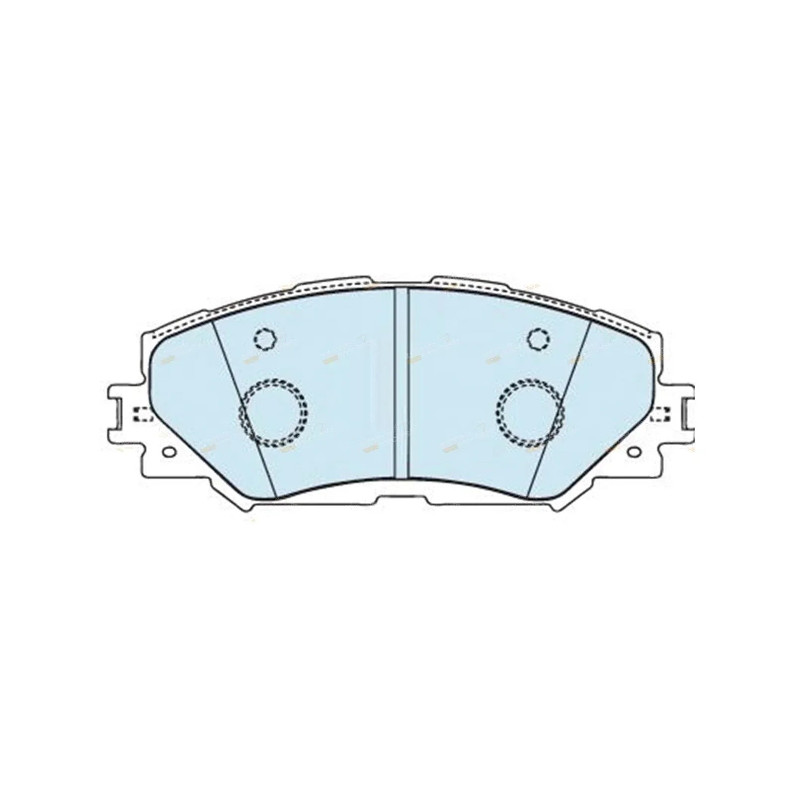 Pad / 4WD / Front Disc Brake Pad Set for Toyota Rukus AZE151R (2010���2016)