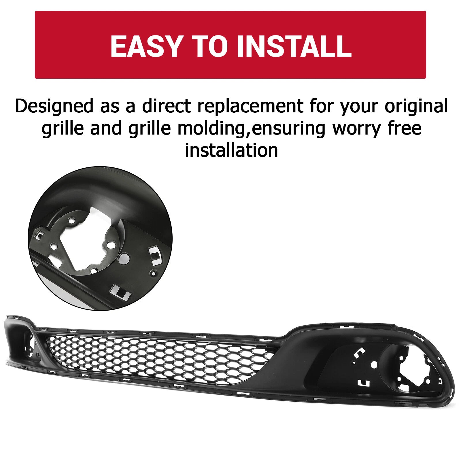 Lower Front Bumper Grille for Dodge Grand Caravan (2011-2020)