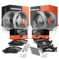 Disc Brake Rotors & Ceramic Pads for Nissan Titan (2004–2023)