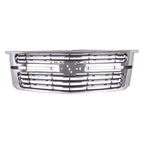 Replacement Chrome Plastic Front Grille (See compatibility Chart)