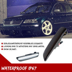 White LED Front Bumper Side Marker Lights for VW Passat (2001–2005)