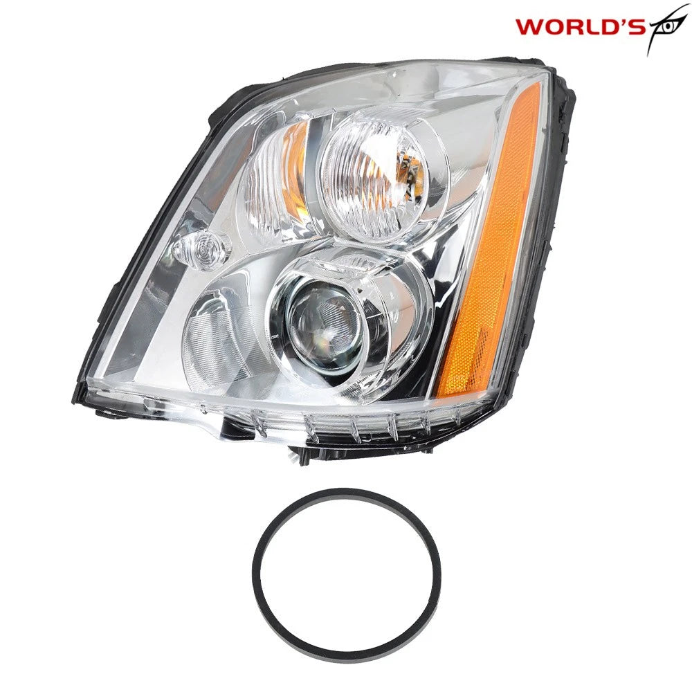 Driver Left Headlight for Cadillac DTS (2008–2011) HID Chrome Housing