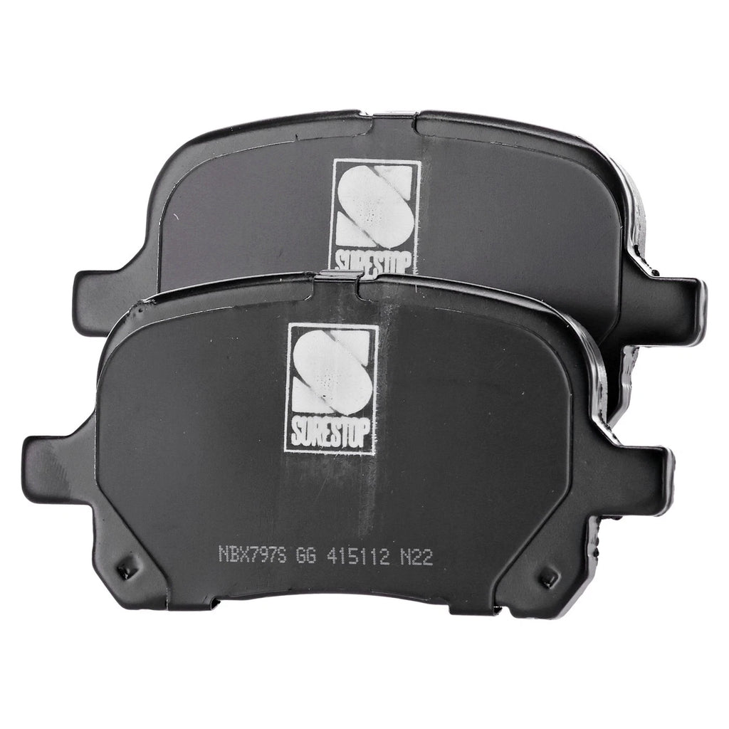 Set of Front Ceramic Brake Pads for Toyota Camry (1997–2001)