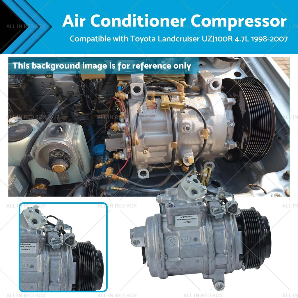 Air Conditioner Compressor for Toyota Landcruiser UZJ100R (1998–2007) 2UZ-FE