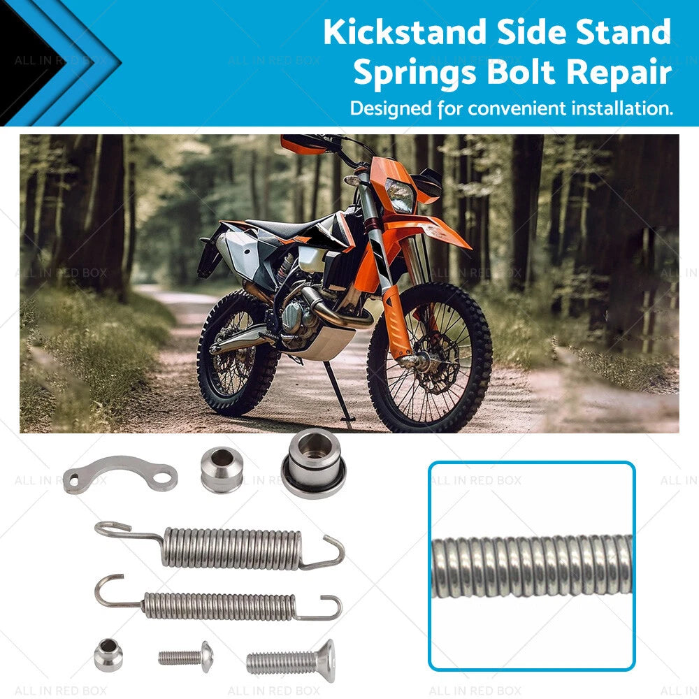 Kickstand Side Stand Spring Bolt for KTM 200 250 300 500 530 XCW (2003–2016)