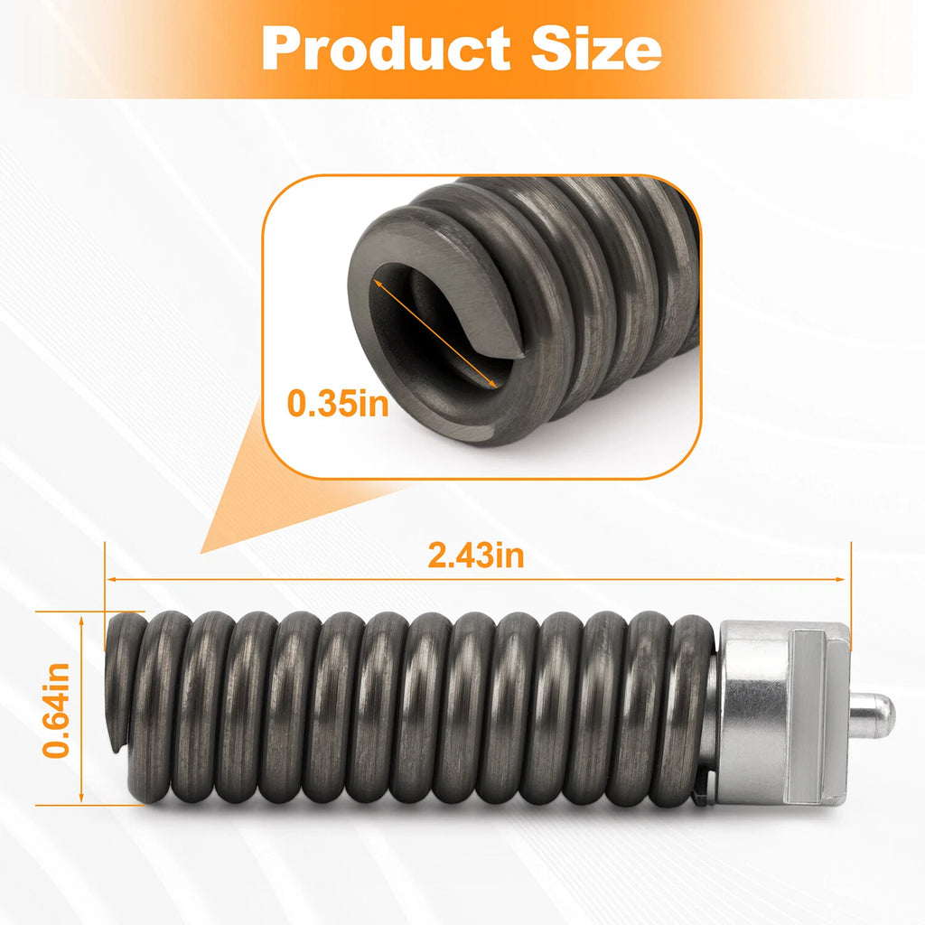 Integral Wound Solid Core Cable for Ridgid 91037 (3/8") Drain Cleaning Repair