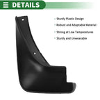 Mud Flaps Splash Guards for Hyundai Accent (2011-2017) with Mount Accessories