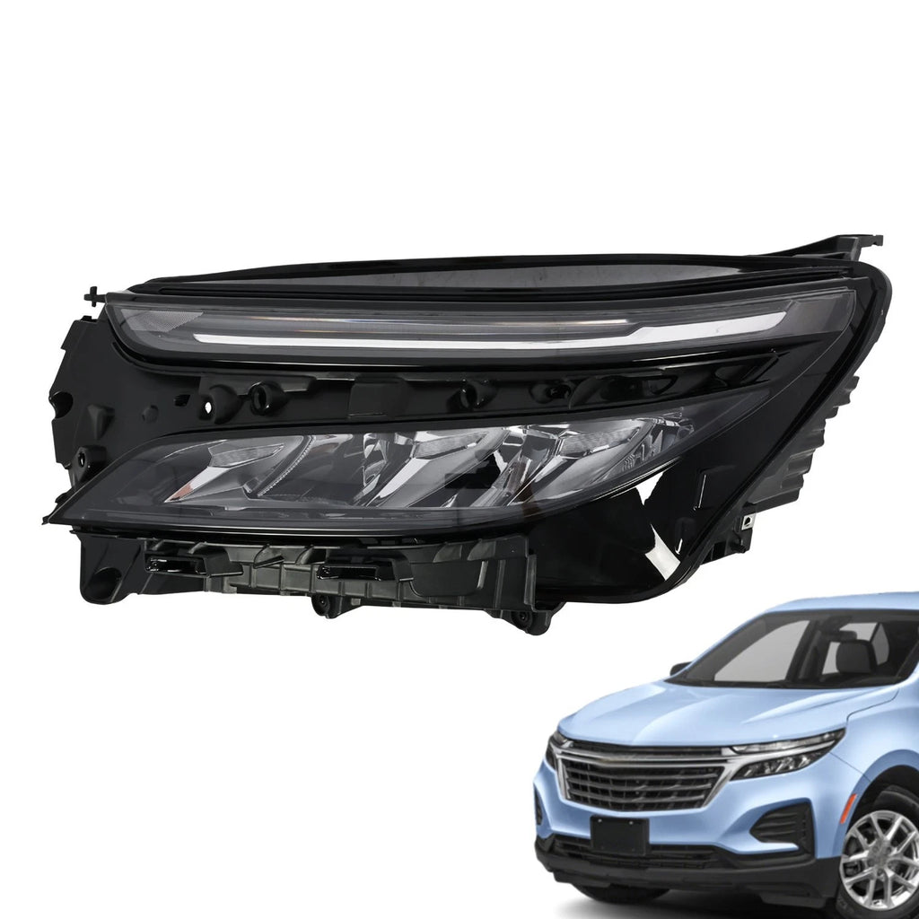 Full LED Headlight Assembly Left Driver Side for Chevy Equinox (2022–2024)