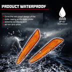 Amber Front Fender Side Marker Light Covers for Mercedes W211 E-Class