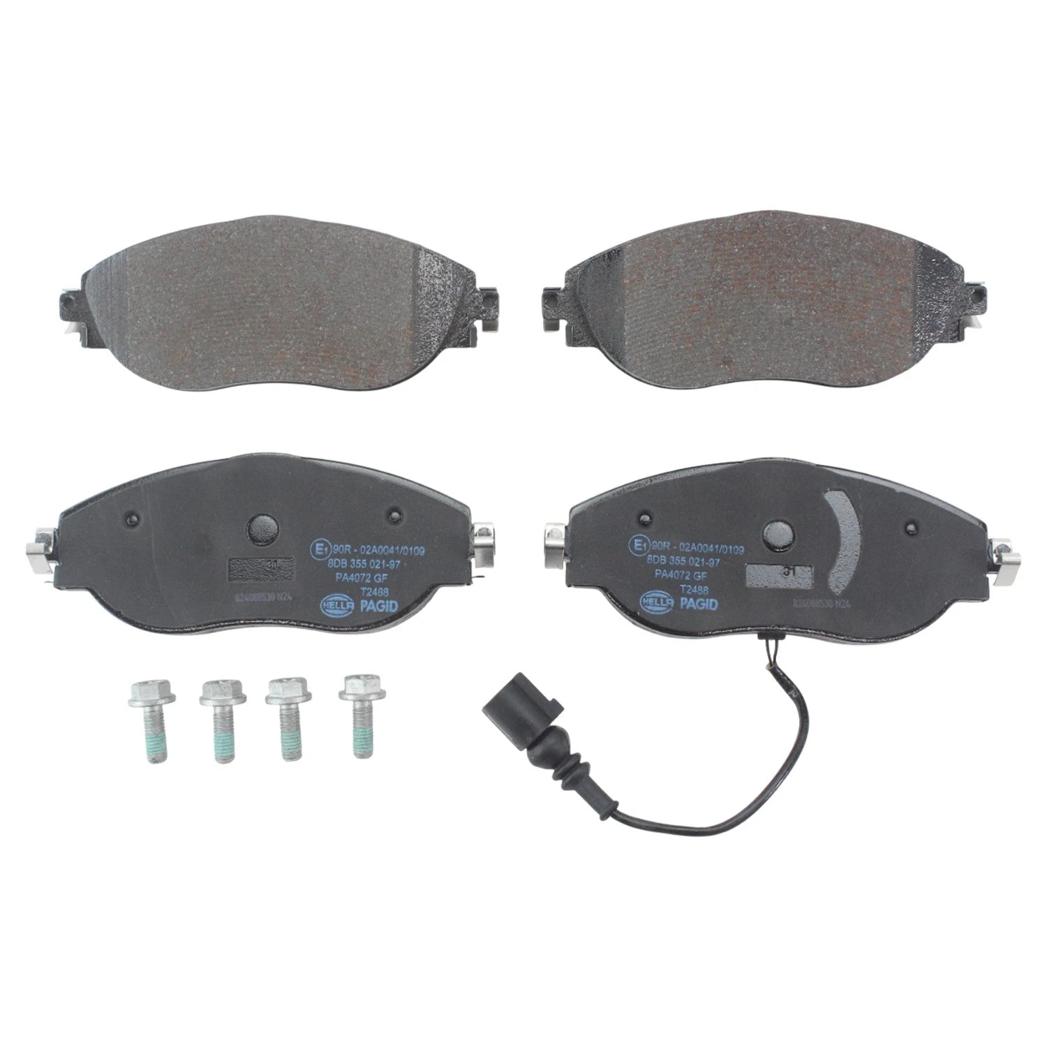 DuraGo Front Rotors & Low-Met Brake Pads Kit for Audi A3 Quattro (2015–2020)
