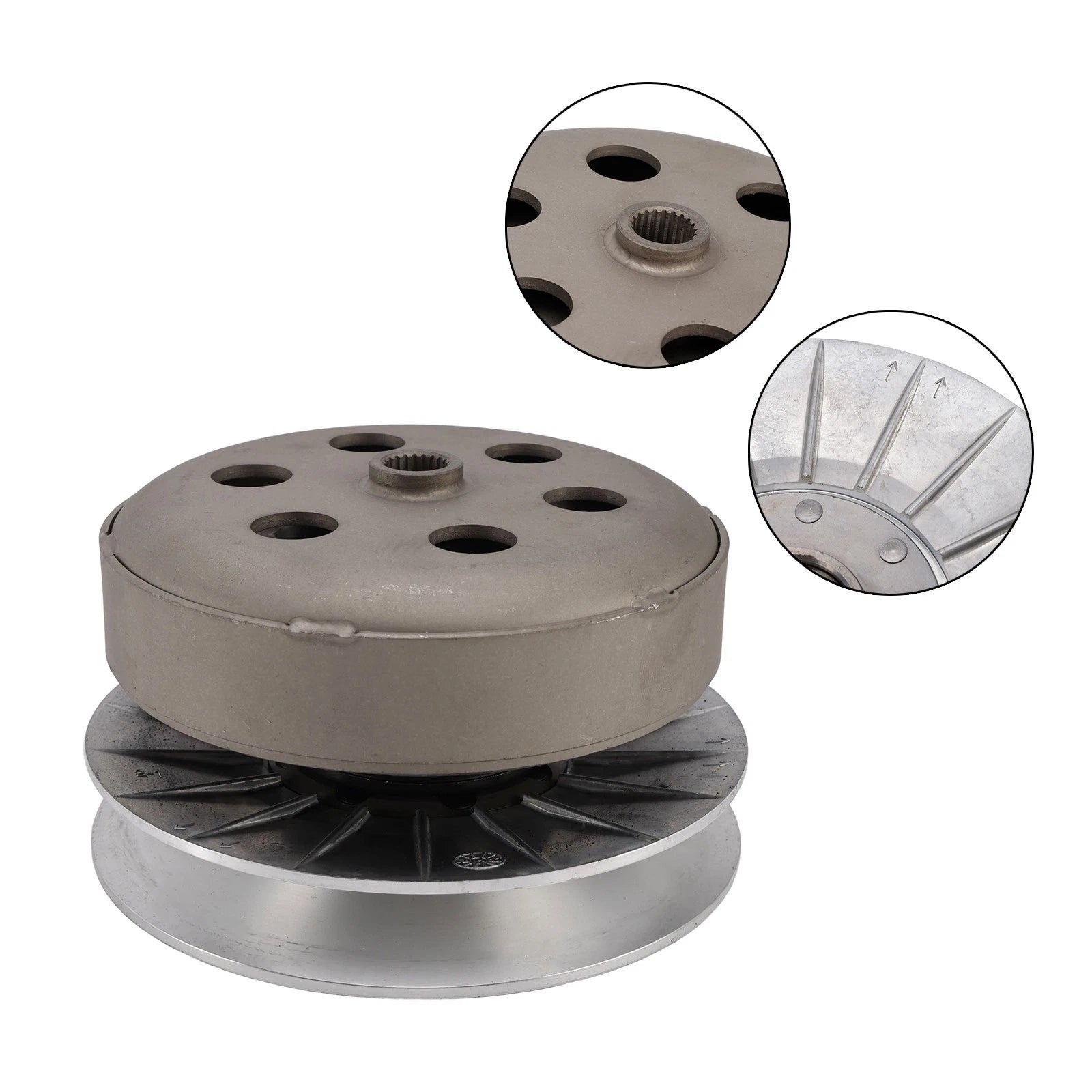 Front Complete Variator Set 2X 22101-HMA-000 for Sym Quad Lander 250 300