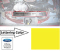 Radiator Cover Trim Plate with Powered by Ford Yellow Letters for Mustang GT (2015–2017)