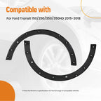 2pcs Rear Fender Flare Molding for Ford Transit 150/250/350 HD (2015–2018)