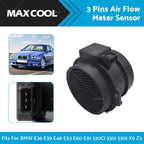 MAF Air Flow Meter Sensor for BMW 3 5 X5 E36 E39 E46 E53 E60 (2007–2013)