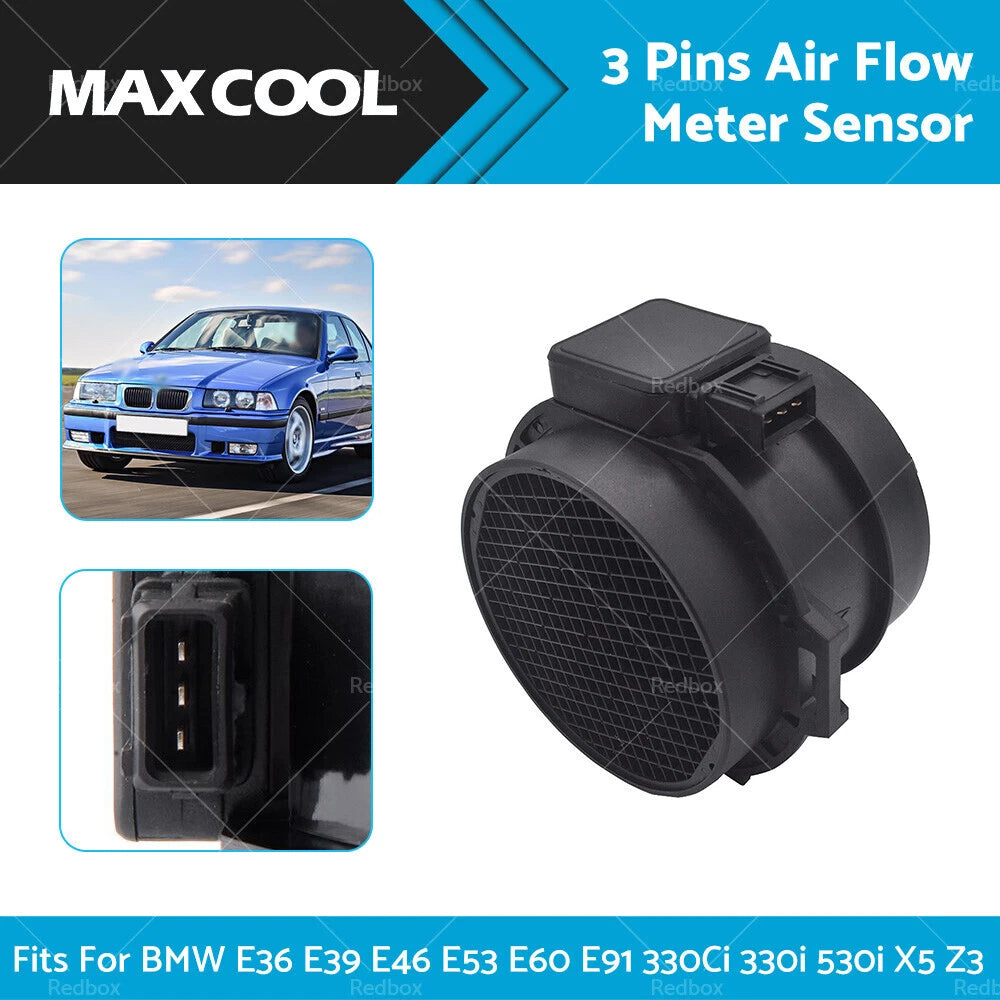 MAF Air Flow Meter Sensor for BMW 3 5 X5 E36 E39 E46 E53 E60 (2007–2013)