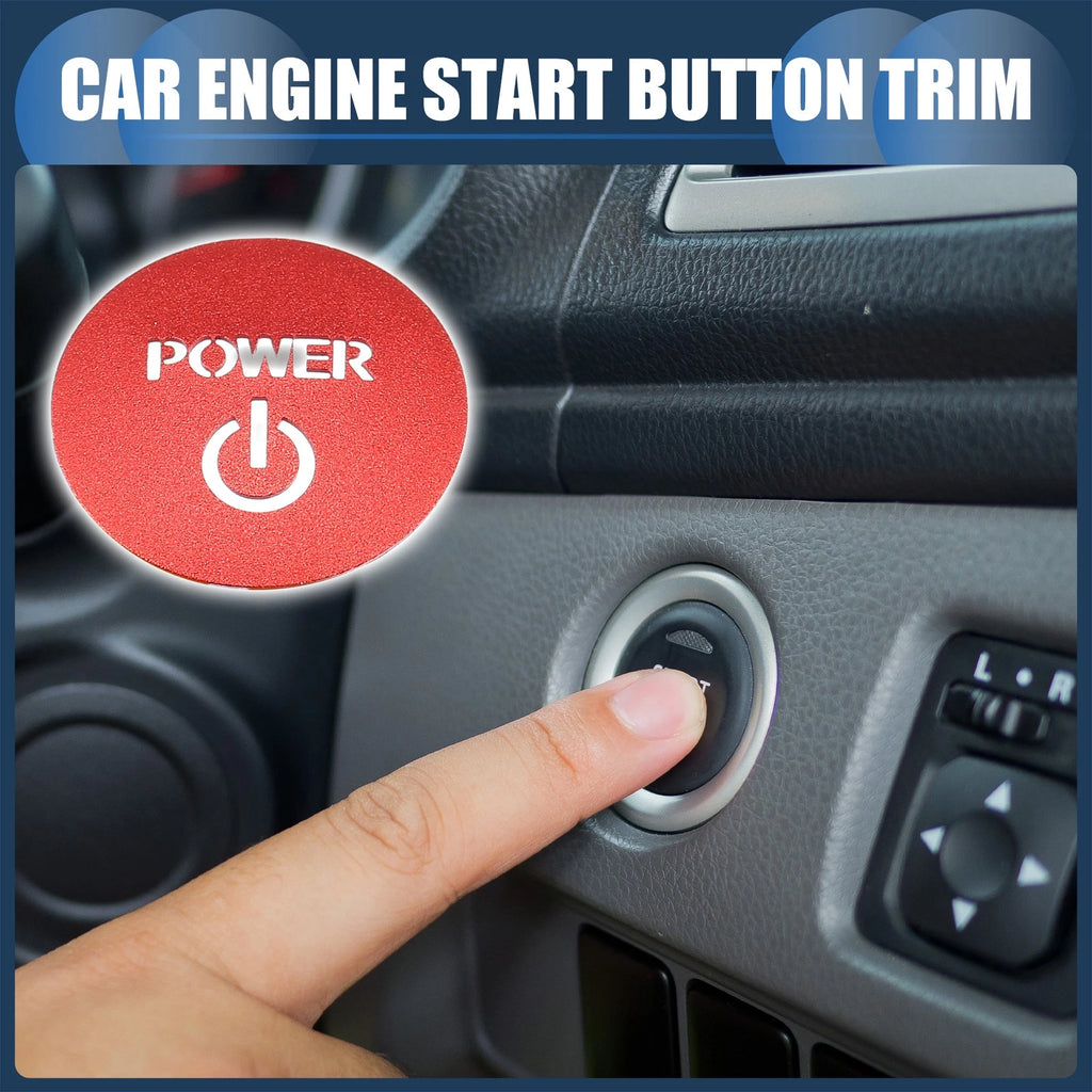 Engine Start Stop Button Cover for Honda Vezel RV Series (2014–2021) Red
