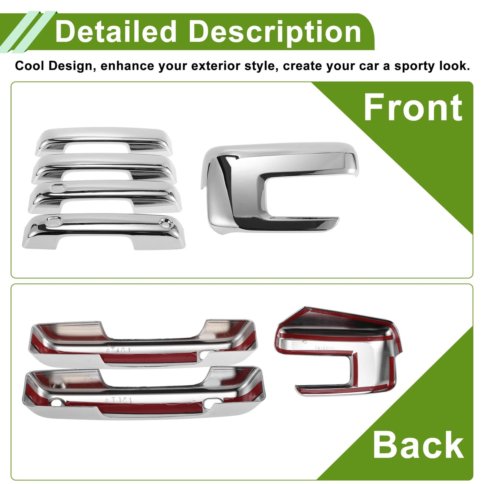 Mirror Cover Cap for Ford F150 (2021–2025)