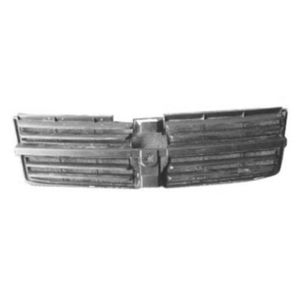 Replacement Gray Matte Plastic Front Grille For 2008-2010 Dodge Caravan