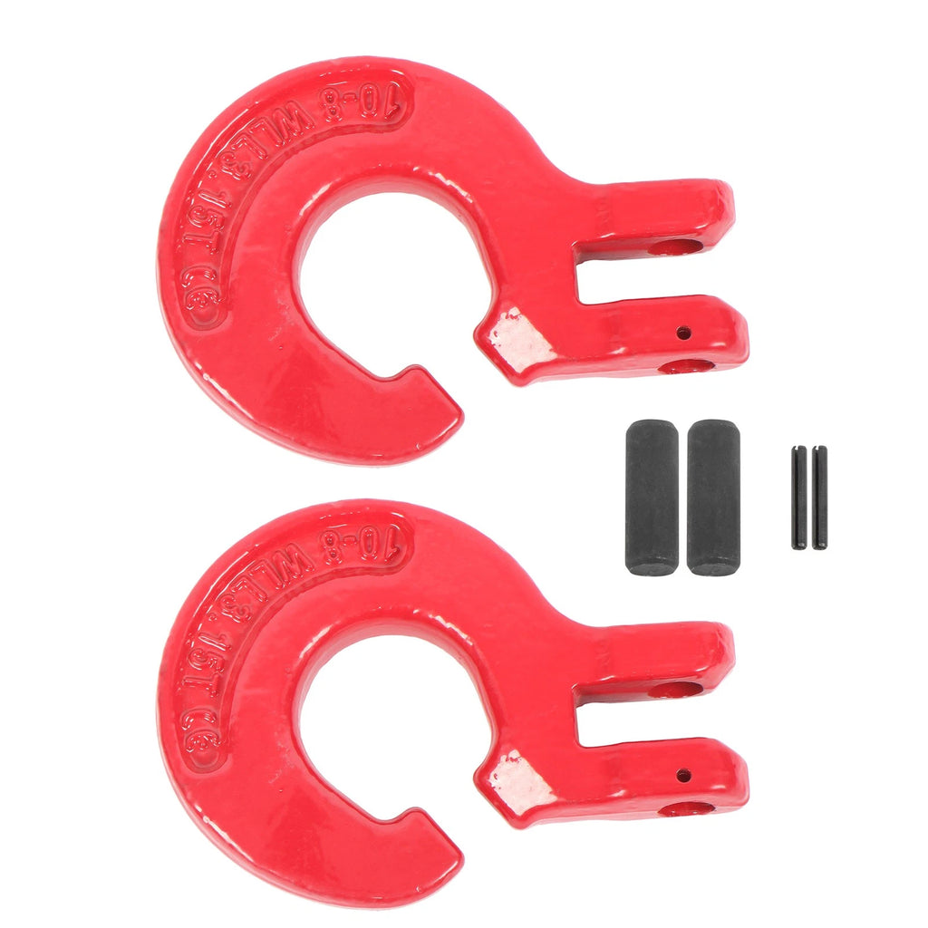 Set of 2 G80 Logging Chain Choker Hooks 6900Lbs Working Load Limit