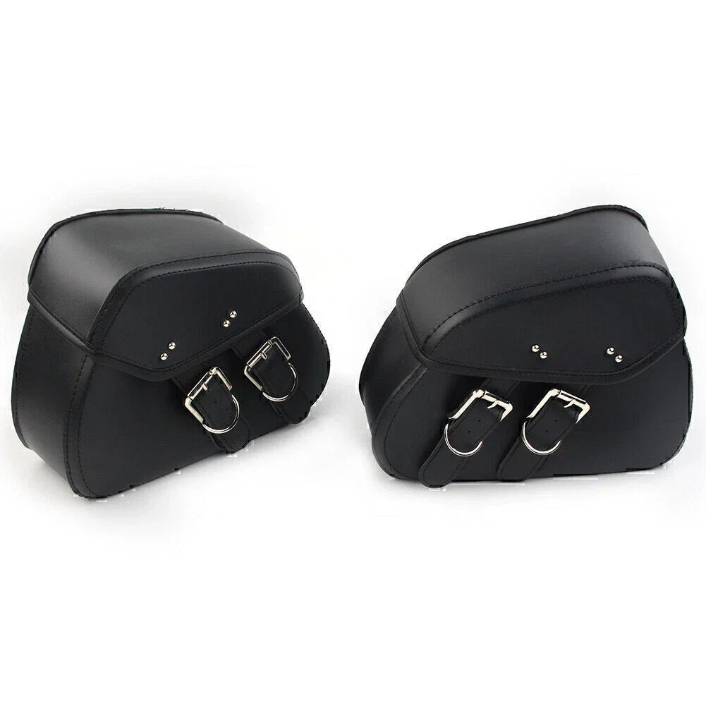 PU Leather Saddle Bags for Harley Sportster Dyna Motorcycle