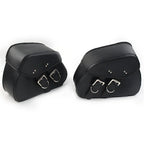 PU Leather Saddle Bags for Harley Sportster Dyna Motorcycle