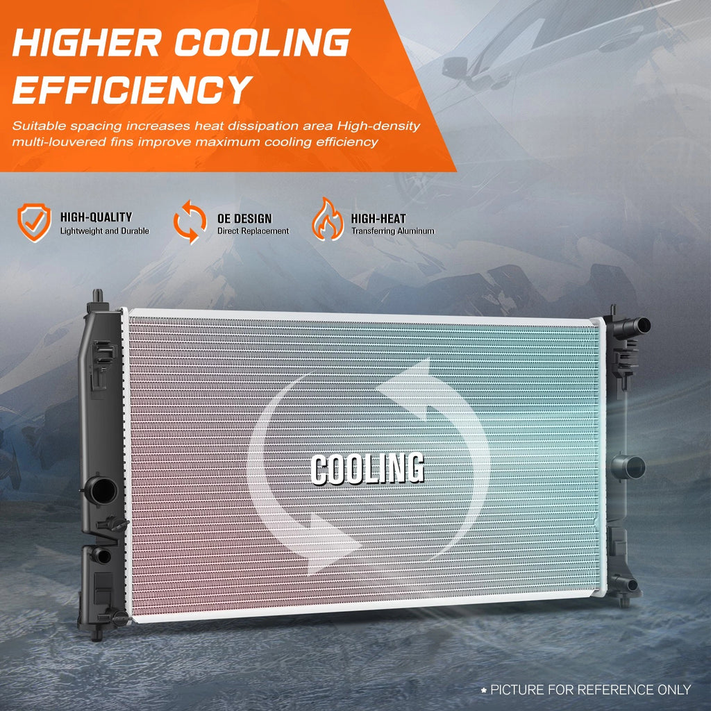 Aluminum Radiator for Lexus UX250H UX300H Toyota Corolla Prius (2020–2026) DPI-13922