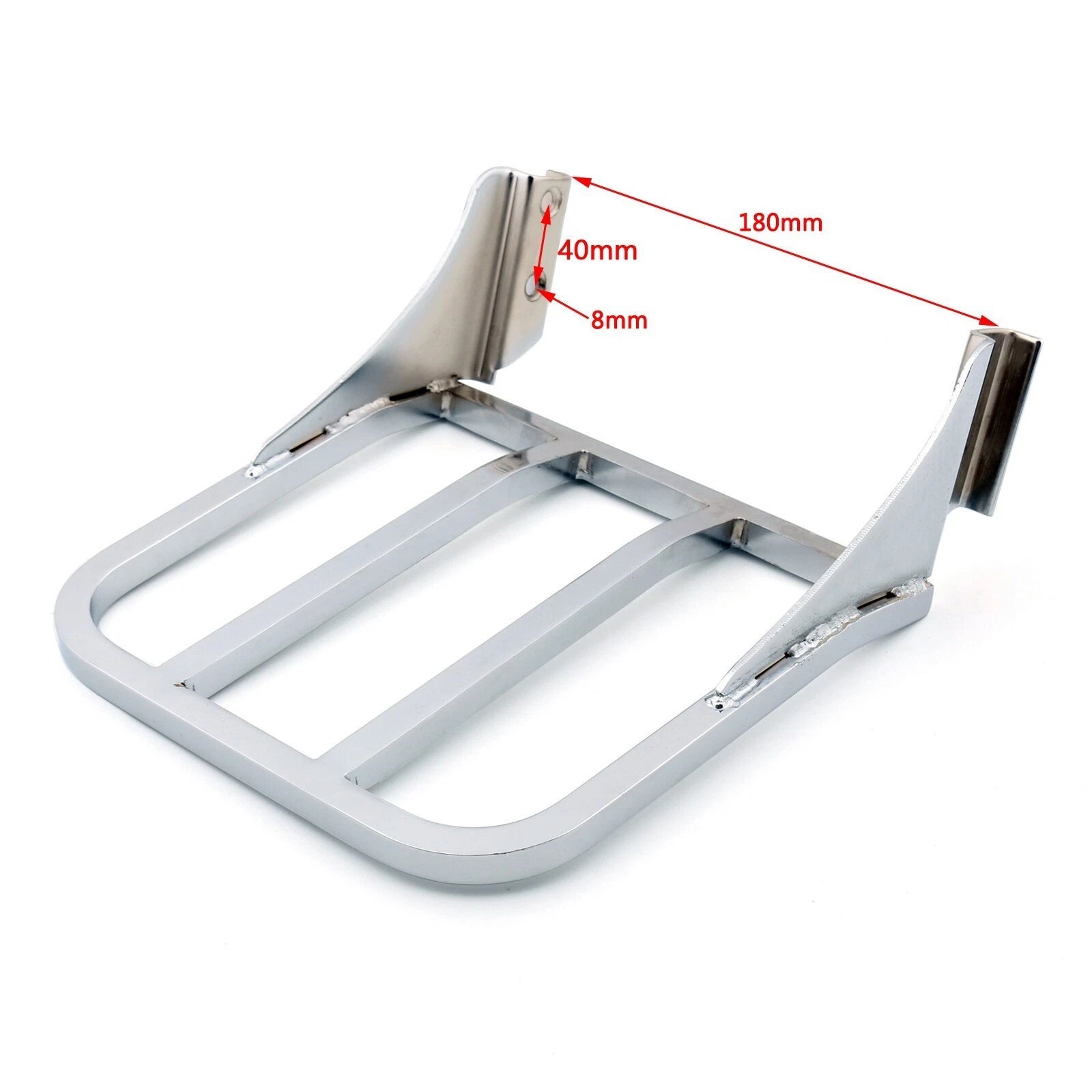 Chrome Backrest Luggage Rack for Harley Sportster XL1200 883 (2004–2023)