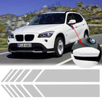 Racing Stripes Rear View Mirror Vinyl Sticker for Universal Fit (2019–2024)
