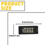 2 LED License Plate Lights for Chevrolet Malibu (2016–2022) & Equinox (2018–2022)
