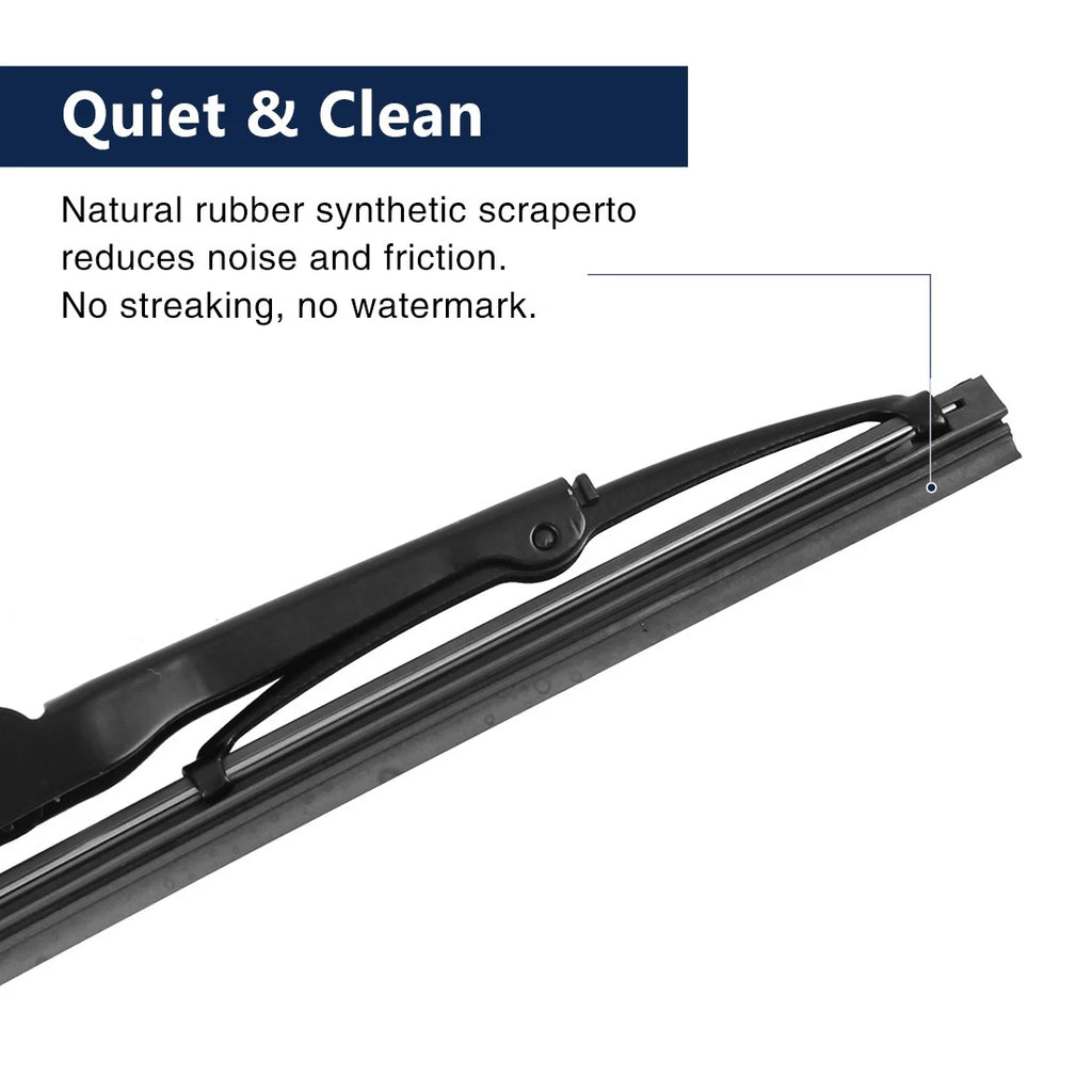 Set of 2 Rear Windshield Wiper Blade Arms 285mm for Dodge Caliber (2008–2017)