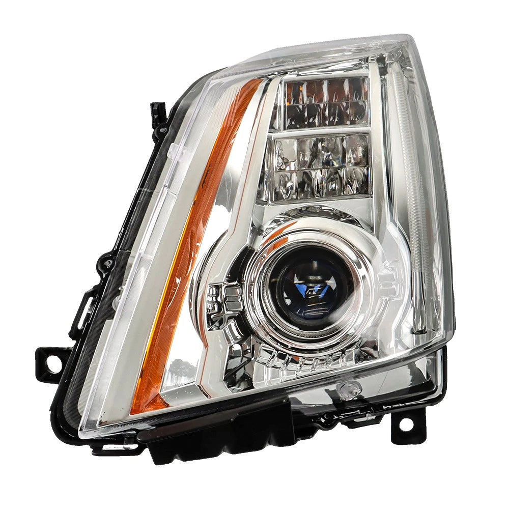 Driver Headlight Assembly for Cadillac CTS (2008–2014) HID/Xenon Chrome Left