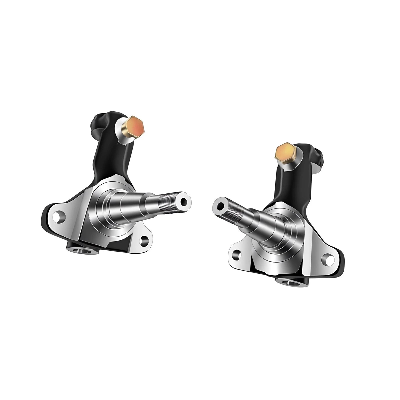 Pair Body Disc Brake Stock Spindles for Chevy Chevelle GM GTO (1964–1972)