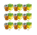 Set of 9 Cartridge Engine Oil Filters for Mercedes W114 R107 (1971–1989)