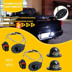 LED License Plate Light Lens Lamp for Dodge RAM 1500 2500 3500 (1994–2001)