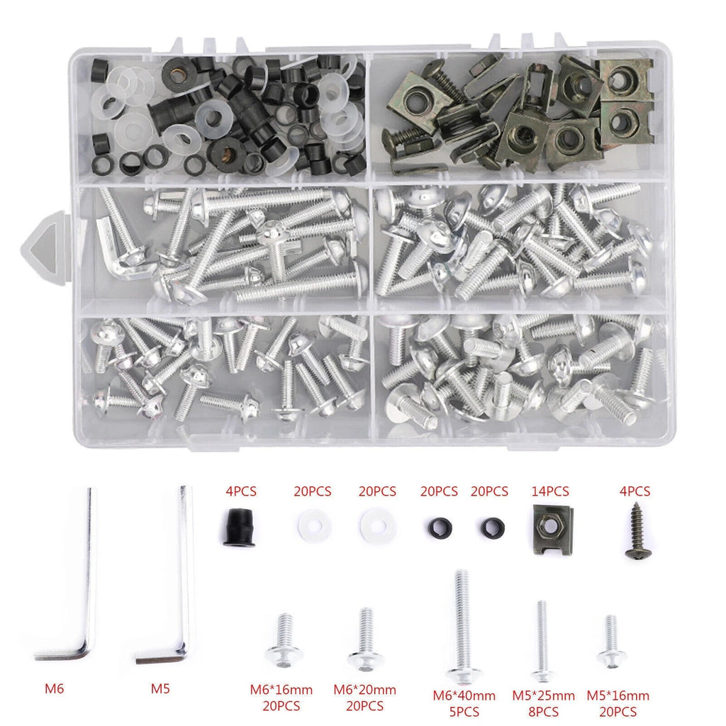 Fairing Fender Fastener Kit for Motorcycle (177X)