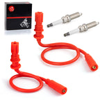 2X Spark Plug Wire & Cap 4014007 4013328 for Polaris Sportsman 850 SP (2019)