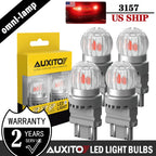 Set of 4 Red High Power SMD LED Turn Signal Brake Tail Light Bulbs for 3157 3156