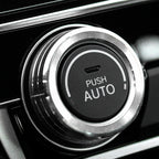 Anodized Silver AC Climate Control Ring Knob Covers for Honda Civic (2016-2021)