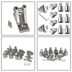 12-Piece Top Fitting Kit for Marine Applications (316 Stainless Steel)