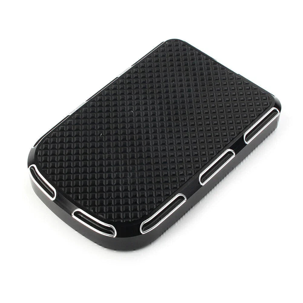 Black CNC Brake Pedal Pad Cover for Harley Touring Electra Street Tri Glide (2009-2023)