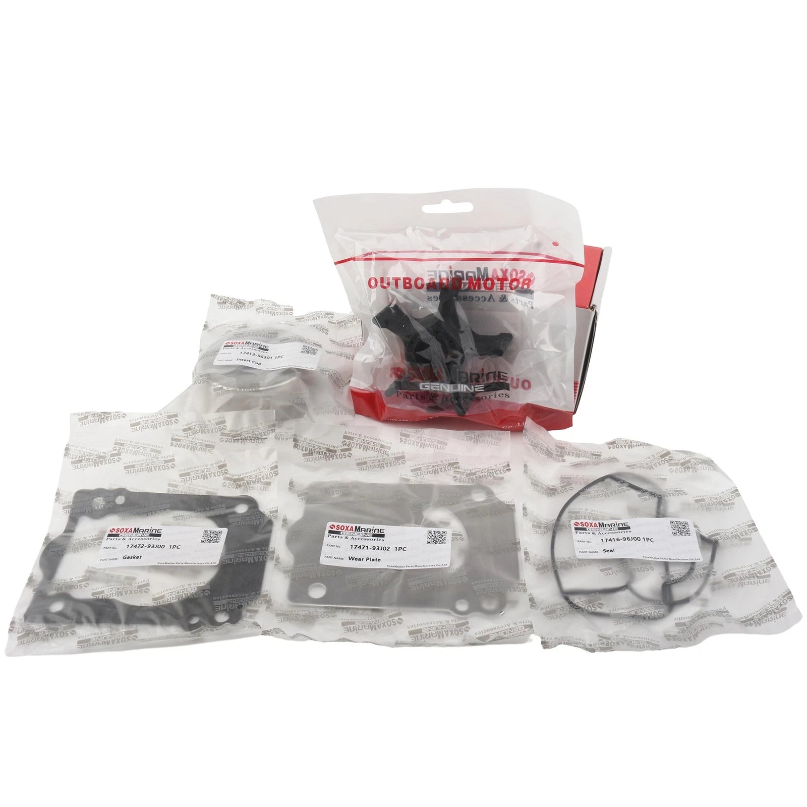 Water Pump Impeller Repair Kit for Suzuki 150HP 175HP 200HP (17400-96J00)